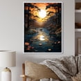 thumbnail image 1 of Designart "Of Serenity Forest Shades wall art I" Landscape & Nature Floater Framed Wall Art Living Room, 1 of 7