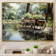 thumbnail image 1 of Designart "Old Cart Cart In Flow III" Old American Cart Floater Framed Wall Decor, 1 of 7