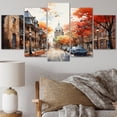 thumbnail image 1 of Designart "Old Street Boston Views Historical Charm" Cityscapes Metal Wall Decor Set, 1 of 5