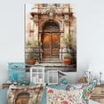 thumbnail image 1 of Designart "Old Town Doorways Lyon s French Welcome III" France Metal Wall Decor, 1 of 1