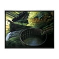thumbnail image 1 of Designart 'Old Watermill In Green Nature Landscape' Lake House Framed Canvas Wall Art Print, 1 of 5