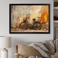thumbnail image 1 of Designart "Old-World Charm Bike Journey" Bicycle Picture Framed Canvas Wall Art, 1 of 5