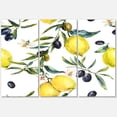 thumbnail image 1 of Designart ' Olive and Lemon Branches II ' Tropical Canvas Wall Art Print, 1 of 3