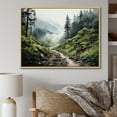 thumbnail image 1 of Designart "Olympic Greenery Forests of Olympic National Park I" Landscapes Floater Framed Wall Decor, 1 of 7