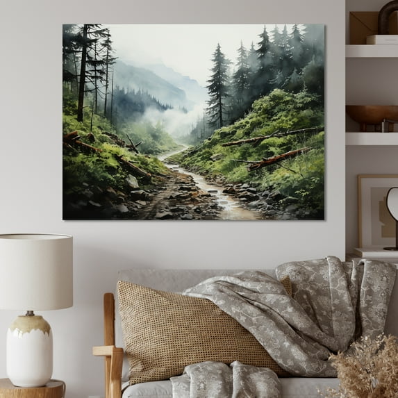 Designart "Olympic Greenery Forests of Olympic National Park I" Landscapes Wall Decor