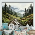 thumbnail image 1 of Designart "Olympic Greenery Forests of Olympic National Park III" Landscapes Floater Framed Wall Art Print, 1 of 7