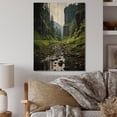 thumbnail image 1 of Designart "Olympic National Park River USA s Scenic Beauty" Landscapes Print on Natural Pine Wood, 1 of 5