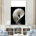 thumbnail image 1 of Designart "Onyx Ocean Passage In Black And White" Nautilus Wall Decor, 1 of 7