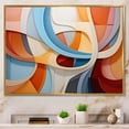 thumbnail image 1 of Designart "Opt Art Dynamic euphony" Modern Floater Framed Canvas Wall Art, 1 of 7
