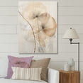 thumbnail image 1 of Designart "Opulent Beige Morning Glory Blossom II" Morning Glory Canvas Art Print, 1 of 7