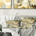 thumbnail image 1 of Designart "Opulent Hiding Hues" Abstract Printed Throw Pillow, 1 of 5