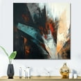 thumbnail image 1 of Designart "Orange And Blue Abstract Mixed Colors II" Minimalism Wall Decor, 1 of 5