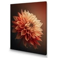 thumbnail image 1 of Designart Orange Dahlia Flower III Canvas Wall Art, 1 of 5