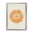 thumbnail image 1 of Designart 'Orange Radiant Sun I' Modern Framed Art Print, 1 of 1