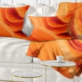 thumbnail image 1 of Designart Orange Upper Antelope Canyon - Landscape Photography Throw Pillow - 12x20, 1 of 5