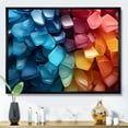 thumbnail image 1 of Designart "Orchestration Of Hues II" Abstract Shapes Floater Framed Wall Decor, 1 of 5