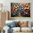 Designart "Orchid Haven Colorful Golden Branches III" Landscapes Framed