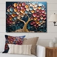 thumbnail image 1 of Designart "Orchid Haven Colorful Golden Branches VI" Extra Large Landscapes Wall Art - Country Colorful Tree Bedroom Canvas Wall Art, 1 of 4