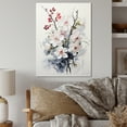 thumbnail image 1 of Designart "Orchids Flowers Asian Painting III" Asian Metal Wall Art, 1 of 5