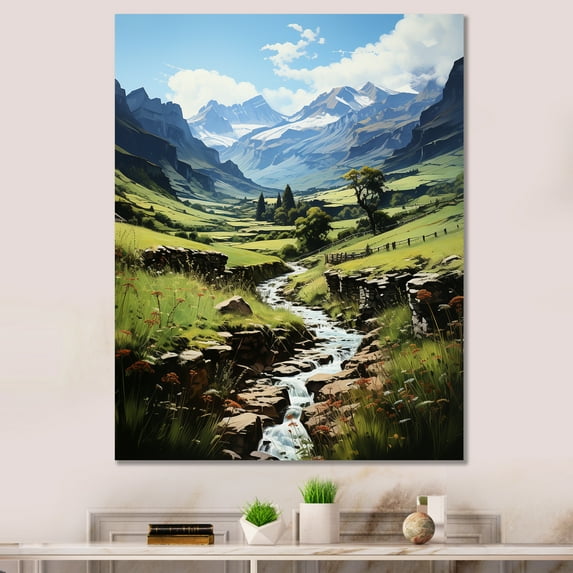 Designart "Ordesa s Rugged Beauty Spanish Mountains III" Spain Canvas Wall Art