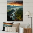 thumbnail image 1 of Designart "Oregon River horizon III" Oregon Canvas Wall Art, 1 of 5
