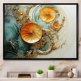 thumbnail image 1 of Designart "Organic VORTEX" Abstract Spirals Floater Framed Canvas Wall Art, 1 of 7