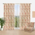 thumbnail image 1 of Designart 'Oriental Floral Paisley Retro Pattern' Mid-Century Modern Curtain Panel, 1 of 4
