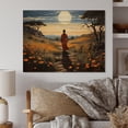 thumbnail image 1 of Designart "Oriental Story Sacred Pilgrimage" Asian Art Print on Natural Pine Wood, 1 of 5