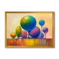 thumbnail image 1 of Designart 'Ornamental Colourful Trees VIII' Modern Framed Art Print, 1 of 4