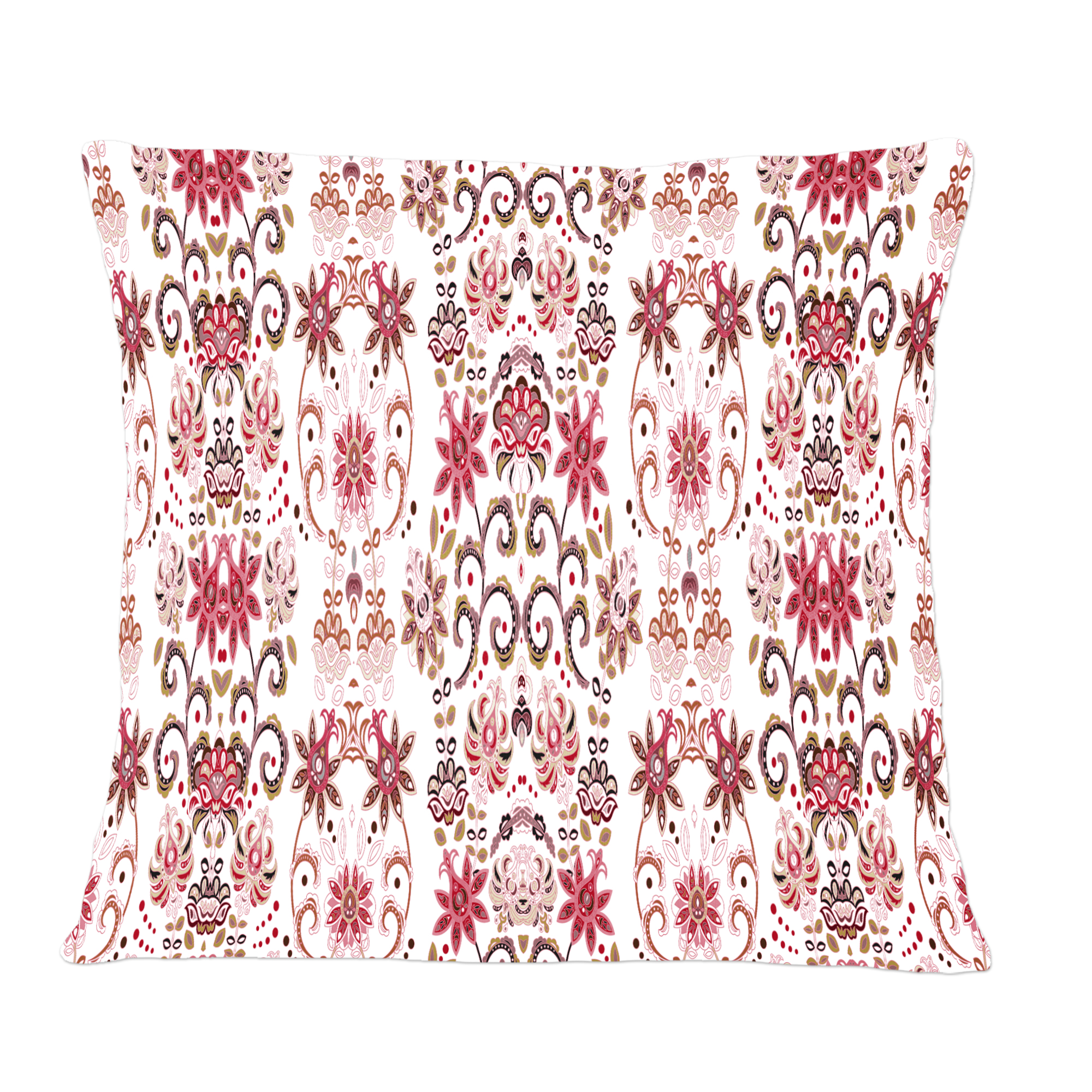 Designart Ornamental Retro Pattern' Mid-Century Modern Throw Pillow - 12x20