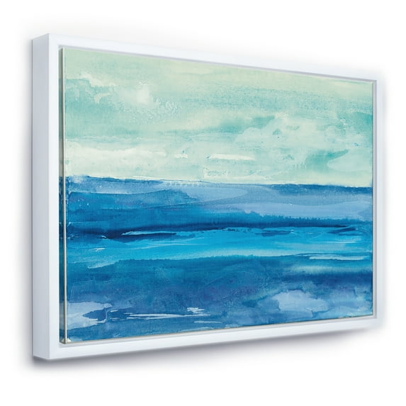 Designart ' Out to Sea ' Nautical & Beach Framed Canvas
