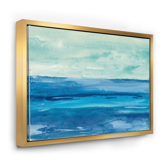 Designart ' Out to Sea ' Nautical & Beach Framed Canvas