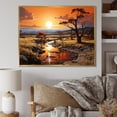 thumbnail image 1 of Designart "Outback Wonder Australia painting I" Landscapes Floater Framed Wall Decor, 1 of 7