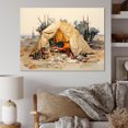 thumbnail image 1 of Designart "Outdoor Adventure With Camping Tent III" Camping Travel Wall Art Living Room, 1 of 7