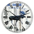 thumbnail image 1 of Designart Oversized Multicolor Analog Round Cottage Modern Wall Clocks, CLM25561-C23, 1 of 3