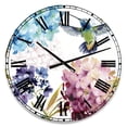 thumbnail image 1 of Designart Oversized Multicolor Analog Round Farmhouse Modern Wall Clocks, CLM31077-C23, 1 of 3