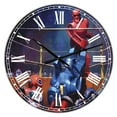 thumbnail image 1 of Designart Oversized Multicolor Analog Round Modern Wall Clocks, CLM25245-C23, 1 of 3