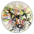 thumbnail image 1 of Designart Oversized Multicolor Analog Round Modern Wall Clocks, CLM25959-C23, 1 of 3