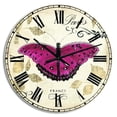 thumbnail image 1 of Designart Oversized Off-White Analog Round Country French Modern Wall Clocks, CLM31143-C23, 1 of 4