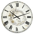 thumbnail image 1 of Designart Oversized White Analog Round Modern Traditional Wall Clocks, CLM30812-C23, 1 of 3