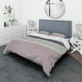 thumbnail image 1 of Designart 'Painted Weaving IV FB' Geometric Duvet Cover Set, 1 of 4
