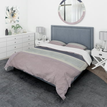 Designart 'Painted Weaving IV FB' Geometric Duvet Cover Set