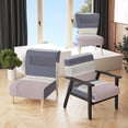 thumbnail image 1 of Designart "Painted Weaving IV Fb" Upholstered Modern Accent Chair - Arm Chair, 1 of 5