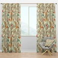 thumbnail image 1 of Designart 'Paisley Botanical Pattern' Traditional Blackout Curtain Panel, 1 of 4