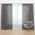 thumbnail image 1 of Designart 'Paisley Pattern I' Bohemian & Eclectic Curtain Panel, 1 of 4