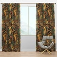 thumbnail image 1 of Designart 'Paisley Pattern IX' Bohemian & Eclectic Blackout Curtain Panel, 1 of 4