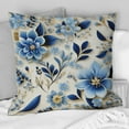 thumbnail image 1 of Designart "Paisley Patterns with Scandinavian Simplicity" Paisley Printed Throw Pillow, 1 of 5