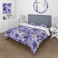 thumbnail image 1 of Designart "Paisleysn Lavender Purple II" Paisley Bedding Covert Set - Bohemian & Eclectic Bed Set With 2 Shams, 1 of 5