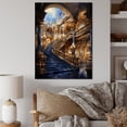 thumbnail image 1 of Designart "Palacio De Bellas Beige and Black Mexico" Cityscapes Wall Art Living Room, 1 of 5