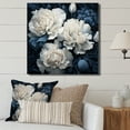 thumbnail image 1 of Designart "Pale Azure Carnation Composition V" Carnations Wall Decor, 1 of 7